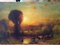 Oil-Painting-of-Cows-and-Dawn