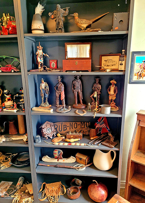 Shelf-of-Decorative-Items
