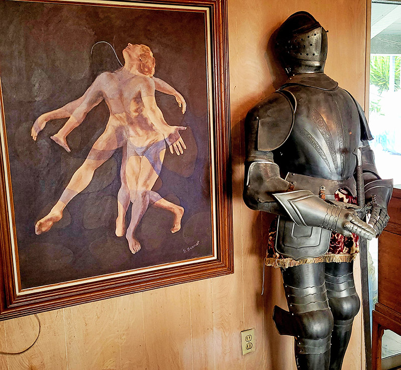 Oil-Painting-and-Knight-in-Armor