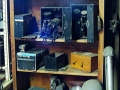 Shelves of Old Machines