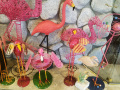 Flamingos-by-Fireplace
