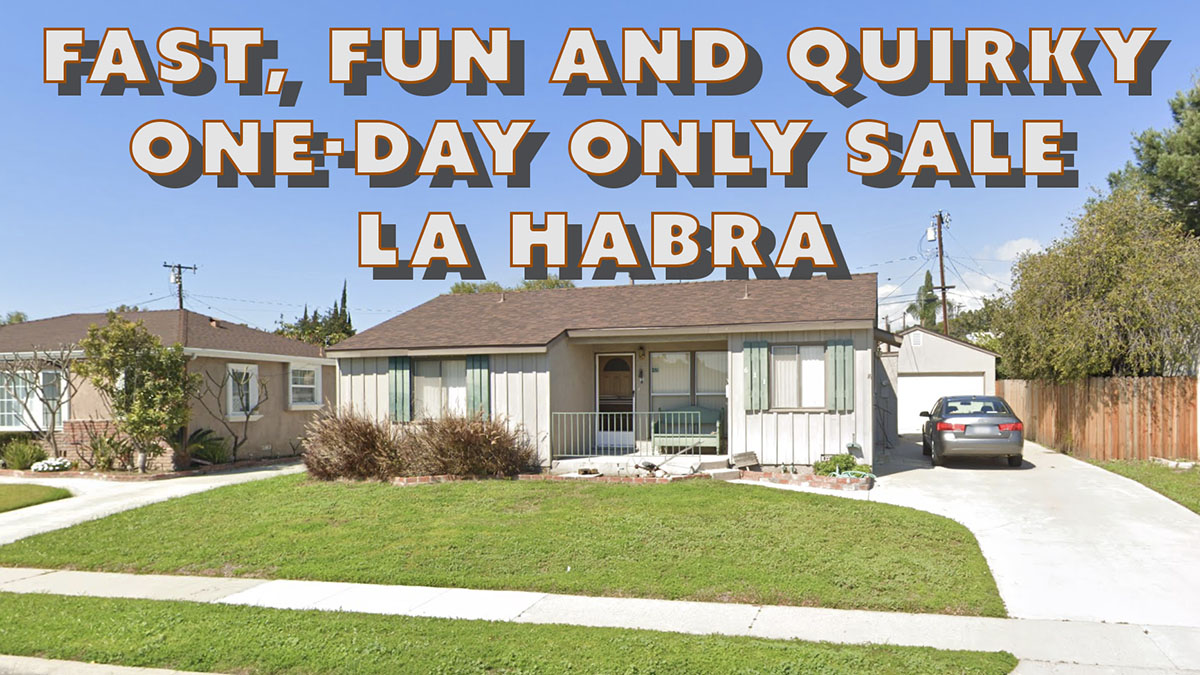 la habra, california, estate sale, furniture