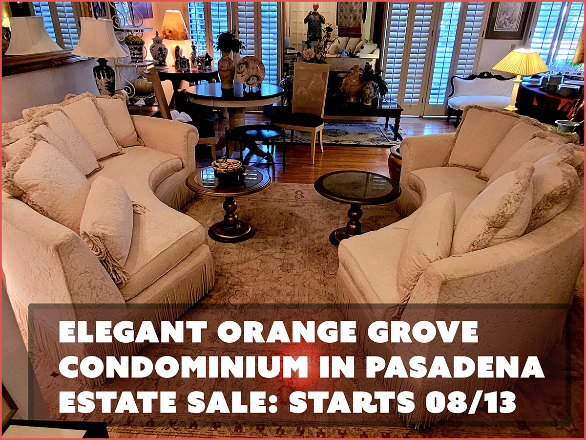 Pasadena, Estate Sale, Orange Grove Condo