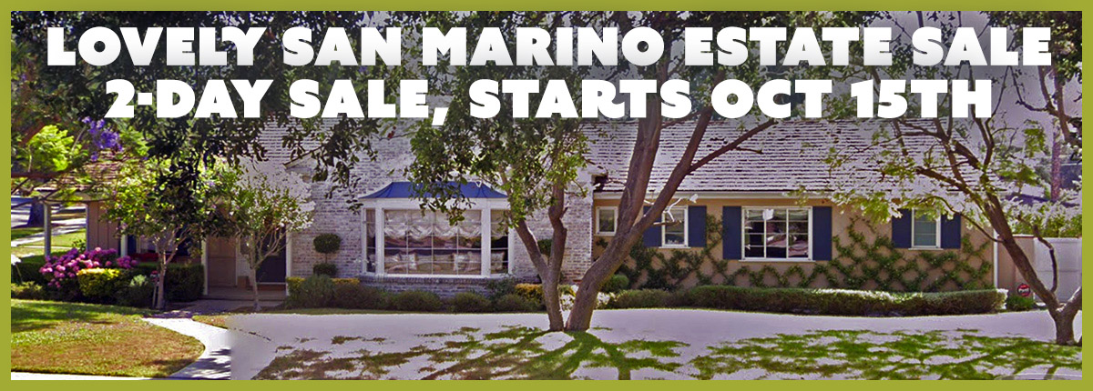 San Marino, Estate Sale