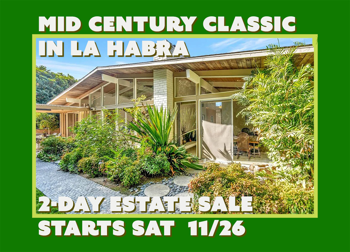 La Habra, Estate Sale, Midcentury Home