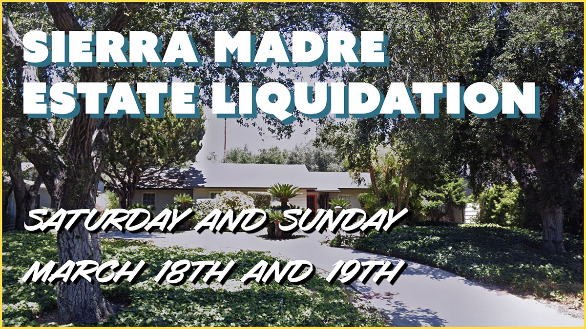 Sierra Madre, Estate Sale, California, 91024