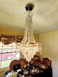 Crystal Chandelier, arcadia california, estate sale