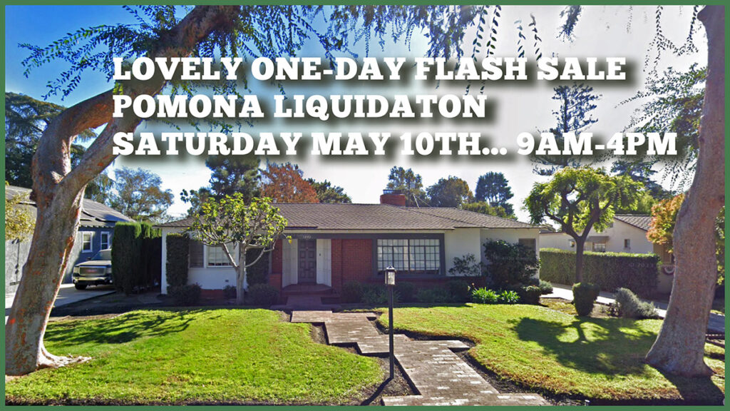 POMONA, ESTATE SALE, HOME